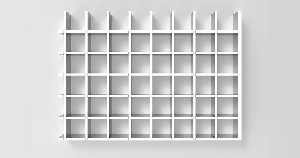 PRESSED GRATING WITH EQUAL STRIPS