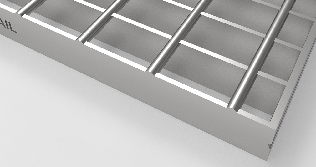 ELECTROWELDED GRATING WITH PLAIN ROD