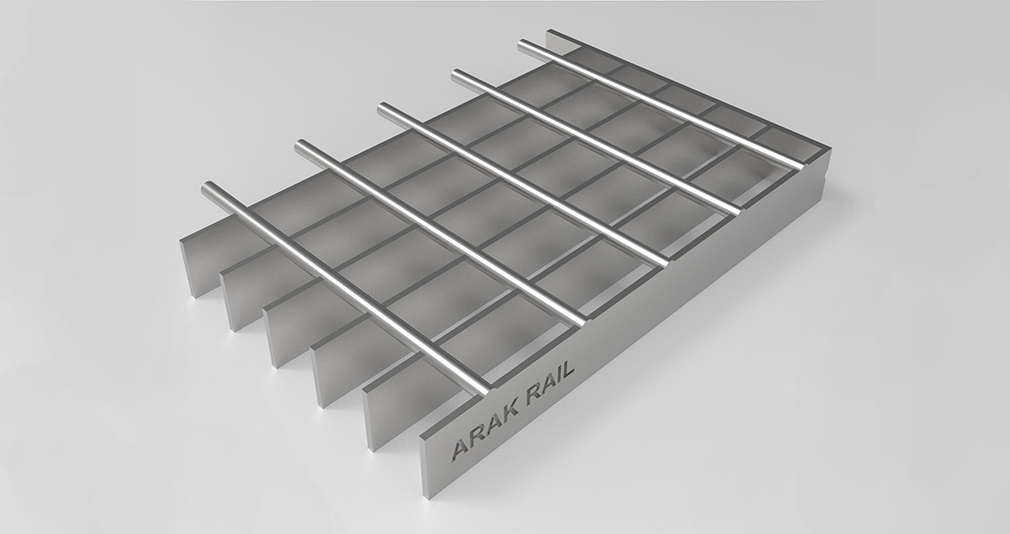 ELECTROWELDED GRATING WITH PLAIN ROD